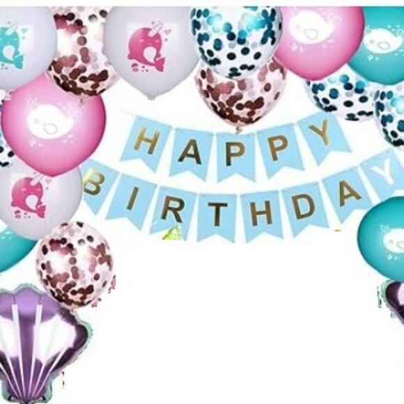 Narwhal Birthday Party Supplies - Picture 1 of 5